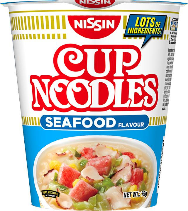 NISSIN CUP NOODLES Seafood 75gm
