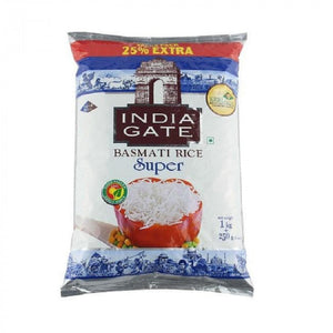 India Gate Super Basmati Rice 1.250kg