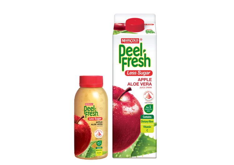 MARIGOLD PEELFRESH LESS SUGAR Apple Aloe Vera 1Lt