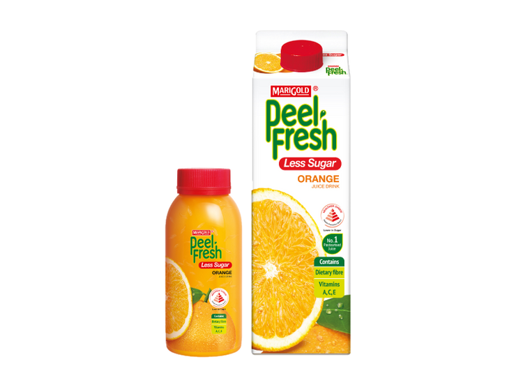 MARIGOLD PEELFRESH LESS SUGAR Orange 1Lt