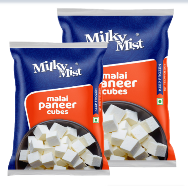 Milky Mist Frozen Paneer Cubes 1kg
