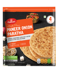 HALDIRAM Paneer Onion Paratha  400gm 4pcs