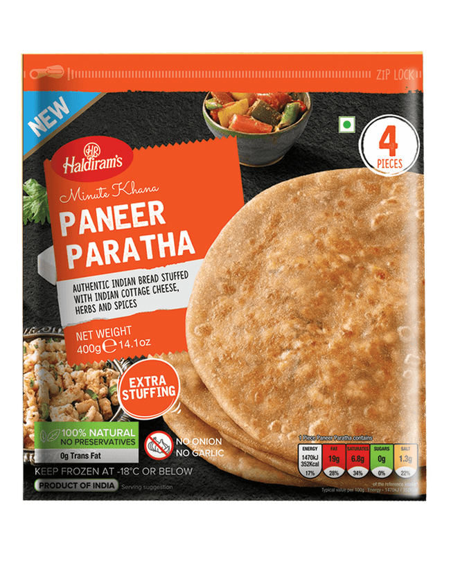 HALDIRAM Onion Paratha 400gm 4pcs