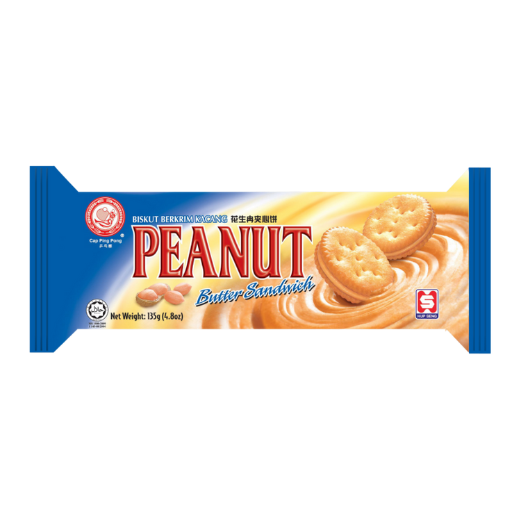 Hup Seng Peanut Butter Sandwich 135gm