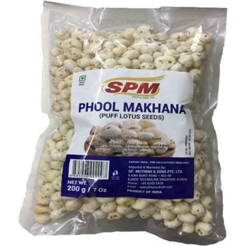 SPM Puffed Lotus Seed Makhana 200gm