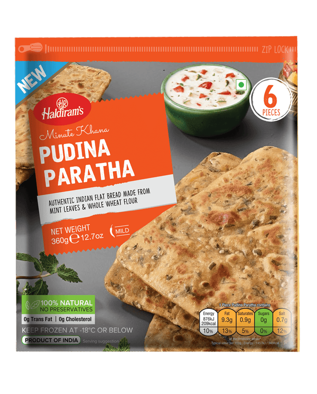 HALDIRAM Pudina Paratha 360gm 6pcs