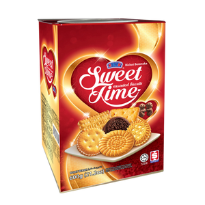 Kerk Sweet Time Assorted Biscuits 600g Tin
